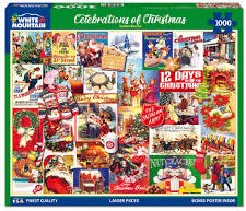 White Mountain 1000pc Celebrations Of Christmas