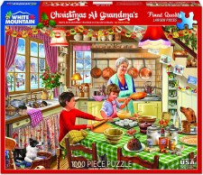 White Mountain 1000pc Christmas At Grandmas