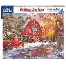 White Mountain 1000pc Christmas Tree Farm