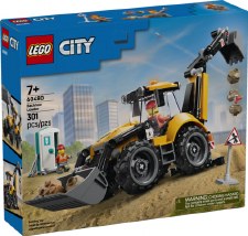 Lego City Yellow Backhoe Loader 60480