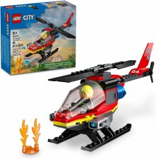 Lego City Fire Rescue Helicopter 60411