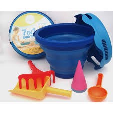 Compactoys 7 In 1 Sand Toy Blue