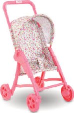 Corolle Floral Stroller 12in