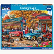White Mountain 1000pc Country Cafe