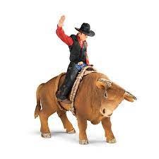 Schleich Farm World Cowboy With Bull 72120