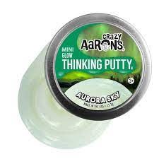 Crazy Aarons Thinking Putty Aurora Sky Mini Tin Crazy Aarons Thinking Putty Aurora Sky Mini Tin