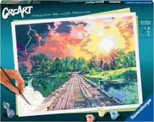 Ravensburger Creart Pbn Magical Light 16x12 In 202799
