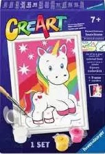 Creart Paint By Number Sweet Unicorn