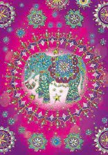 Crystal Art Notebook Kit Elephant Fantasty