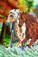 Crystal Art Notebook Wild Horses