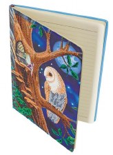 Crystal Art Notebook Owl Fairy Tales