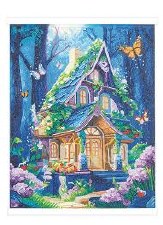 Crystal Art Scroll Kit Fantasy House