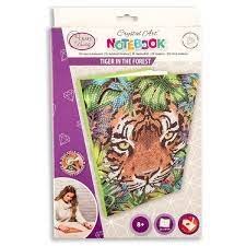 Crystal Art Notebook Tiger In The Forest