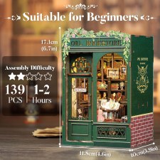 Cutebee Book Nook Kit Owl Bookstore