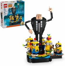 Lego Despicable Me 4 Brick Build Gru And Minions