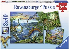 Ravensburger 3x49pc Dinosaur Facination