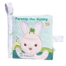 Douglas Cloth Activity Book Parsnip Bunny 6426
