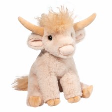 Douglas Softie Laddie Cream Highland Cow