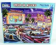 White Mountain 1000pc Drive In Movies