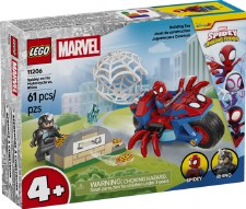 Lego Marvel Spidey On Motorcycle Vs Rhino 11206