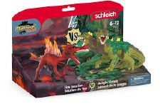 Schleich Fire Dinosaur Vs Jungle Lizzard