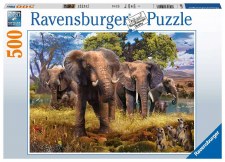 Ravensburger 500pc Elephant Family