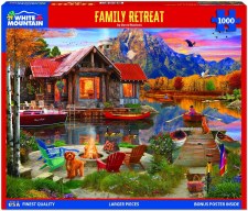 White Mountain 1000pc Family Retreat