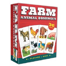 Farm Animal Dominoes 36pc