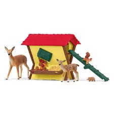 Schleich Feeding The Forest Animals 42658