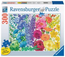 Ravensburger 300pc Lrf Format Floral Rainbow