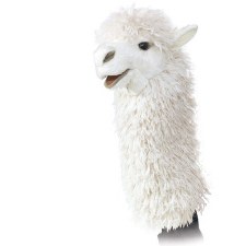 Folkmanis Alpaca Stage Puppet