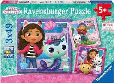 Ravensburger 3x49pc Gabbys Dollhouse 56590