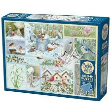 Cobble Hill 500pc Garden Birds In Winter