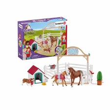 Schleich Hannahs Guest Horses With Ruby The Dog