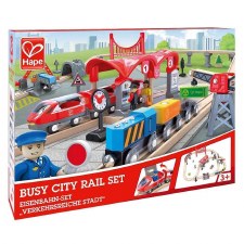 Hape Busy City Rail Set