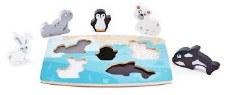 Hape Polar Animal Tactile Puzzle