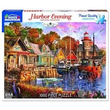 White Mountain 1000pc Harbor Evening