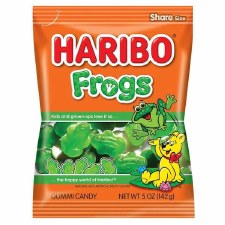 Haribo Frogs Peg Bag
