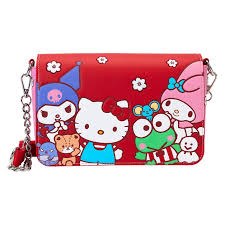 Loungefly Hello Kitty And Friends Color Block Crossbody