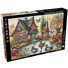 Jacarou Puzzles 1000pc Country Side Charm