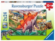 Ravensburger 2x24pc Jurassic Wildlife