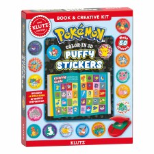 Klutz Pokemon Color In 3d Puffy Stickers