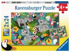 Ravensburger 2x24pc Koalas And Sloths