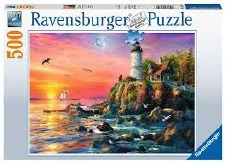 Ravensburger 500pc Lighthouse At Sunset