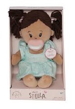 Love, Stella Doll Beige And Brown Pigtails