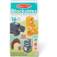 Melissa & Doug Blockables Woodland Friends Play Set