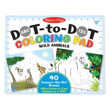 Melissa & Doug Dot To Dot Wild Animals