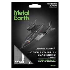 Metal Earth Lockheed Sr71 Blackbird