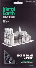 Metal Earth Iconx Notre Dame De Paris Steel Model Kit