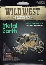 Metal Earth Wild West Stagecoach Steel Model Kit